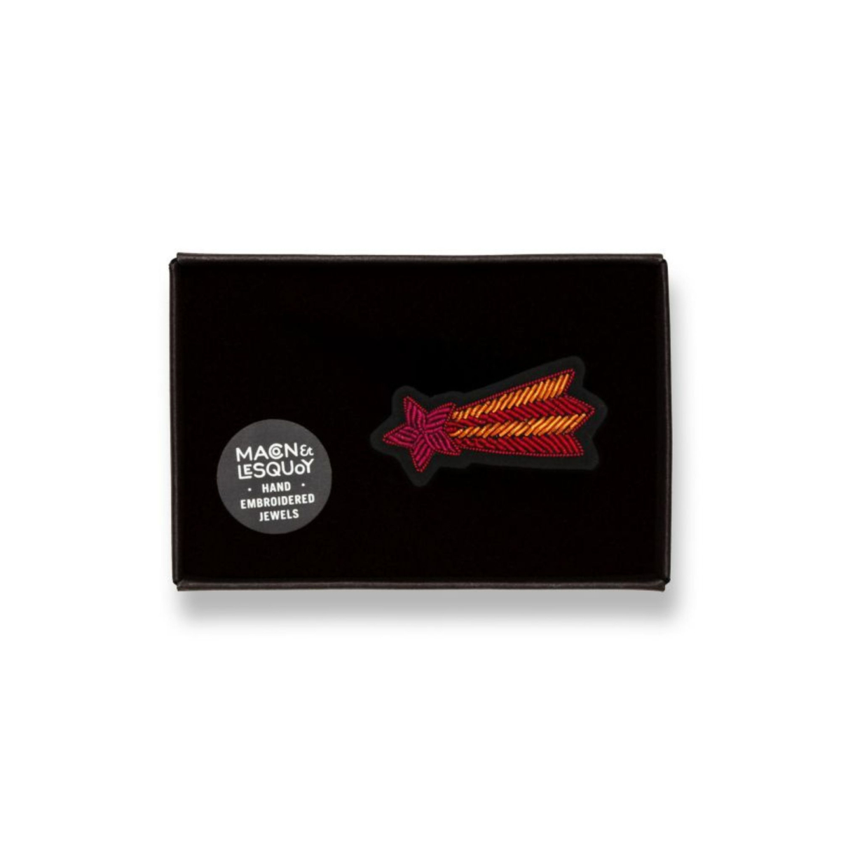 Broszka Różowa Spadająca Gwiazda