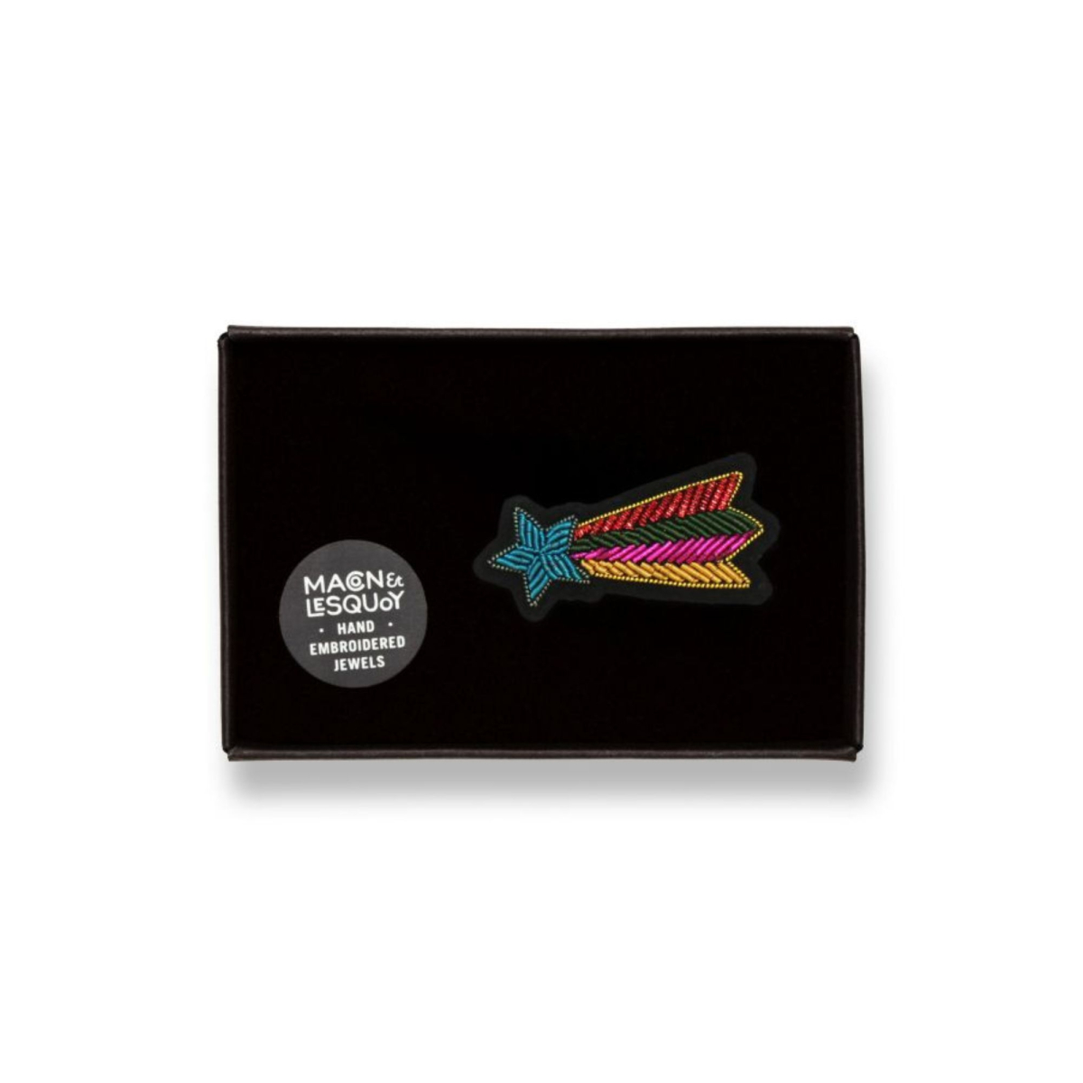 Broszka Tęczowa Spadająca Gwiazda