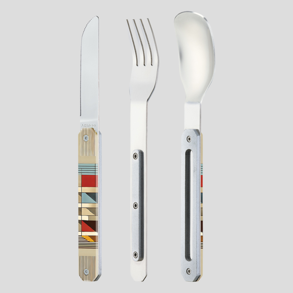 Magnetyczne sztućce turystyczne Bauhause