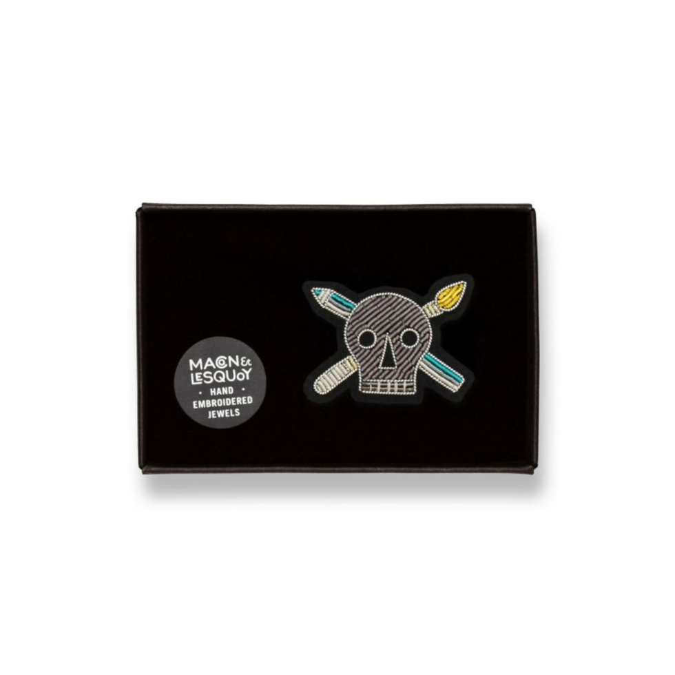 Broszka Artystyczna Czaszka