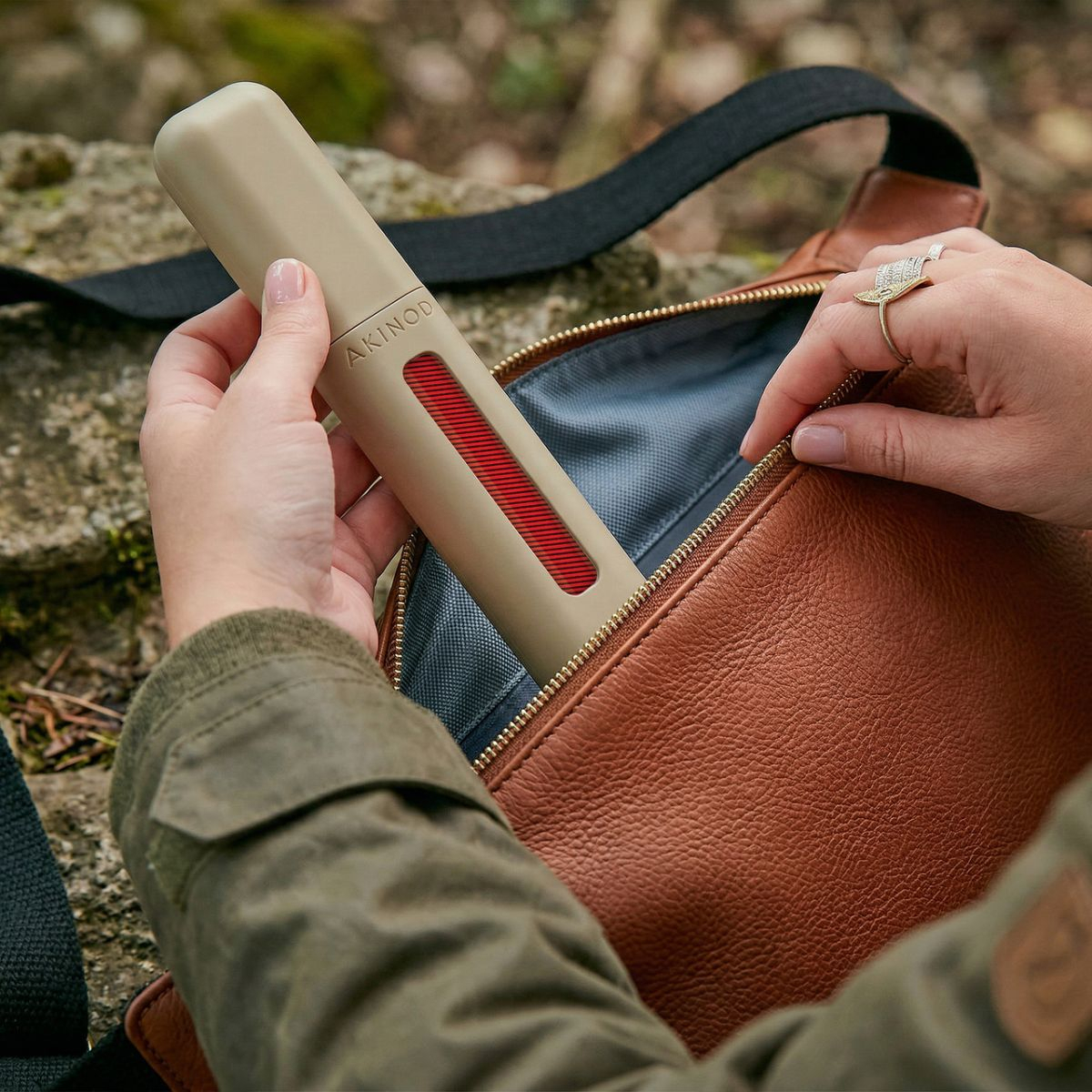 Magnetyczne sztućce turystyczne Red