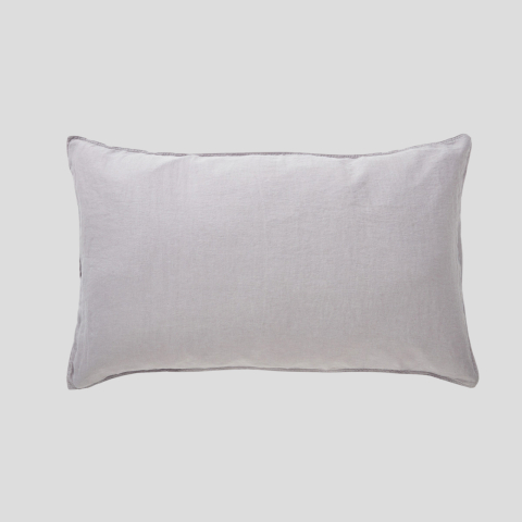 Poszewka Washed Linen Light Grey 50x80cm NAP