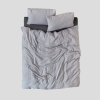 Poszewka Washed Linen Light Grey 50x80cm NAP