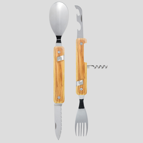 Magnetyczne sztućce wielofunkcyjne Olive Wood