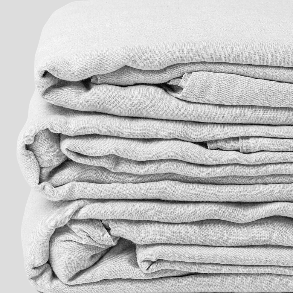 Prześcieradło lniane Washed Linen 240x260 Optical White NAP