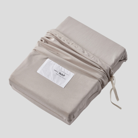 Prześcieradło z gumką Jersey Supreme GOTS Linen NAP