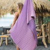 Ręcznik plażowy Solea Plum