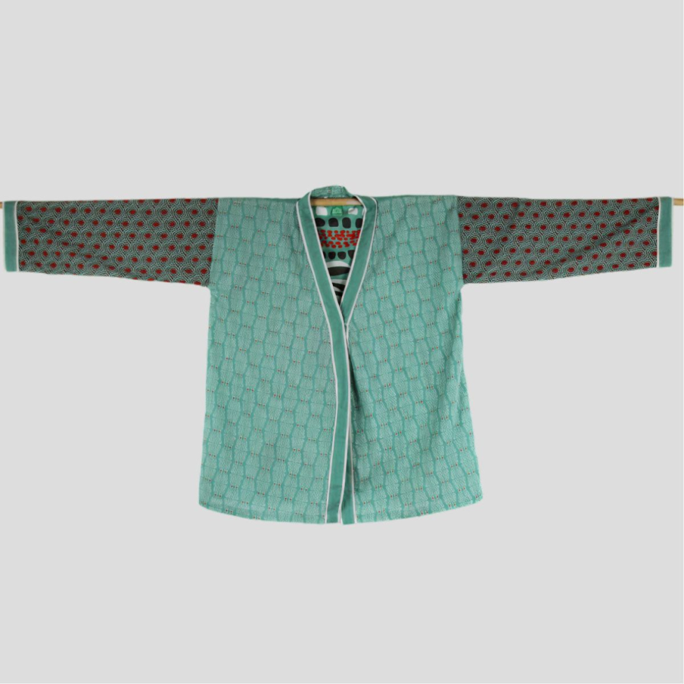 Kimono Sunflower Bleu Blue