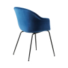 Komfortowe krzesło tapicerowane BAT Gubi