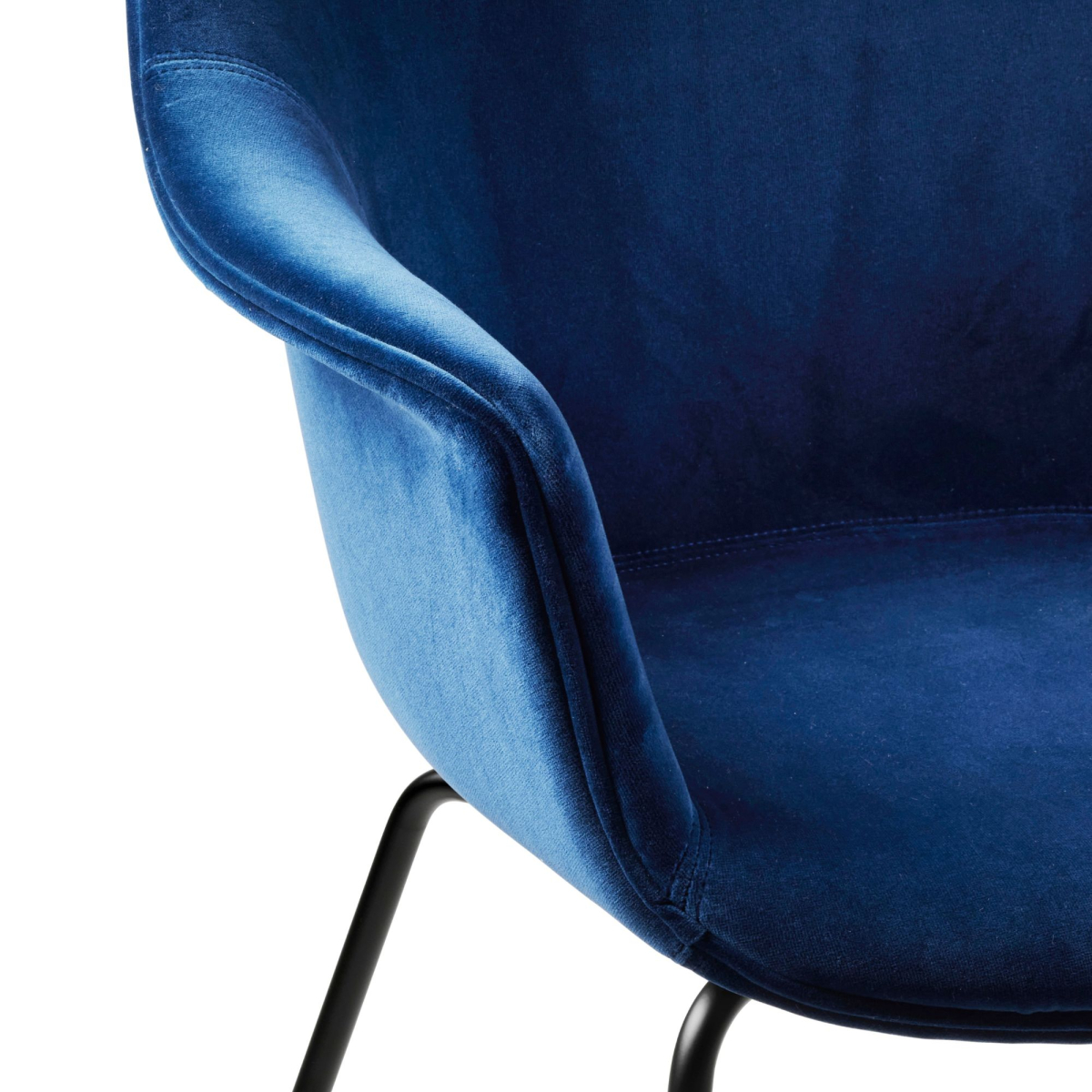 Komfortowe krzesło tapicerowane BAT Gubi