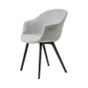 Komfortowe krzesło tapicerowane BAT Gubi