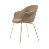 Komfortowe krzesło tapicerowane BAT Gubi