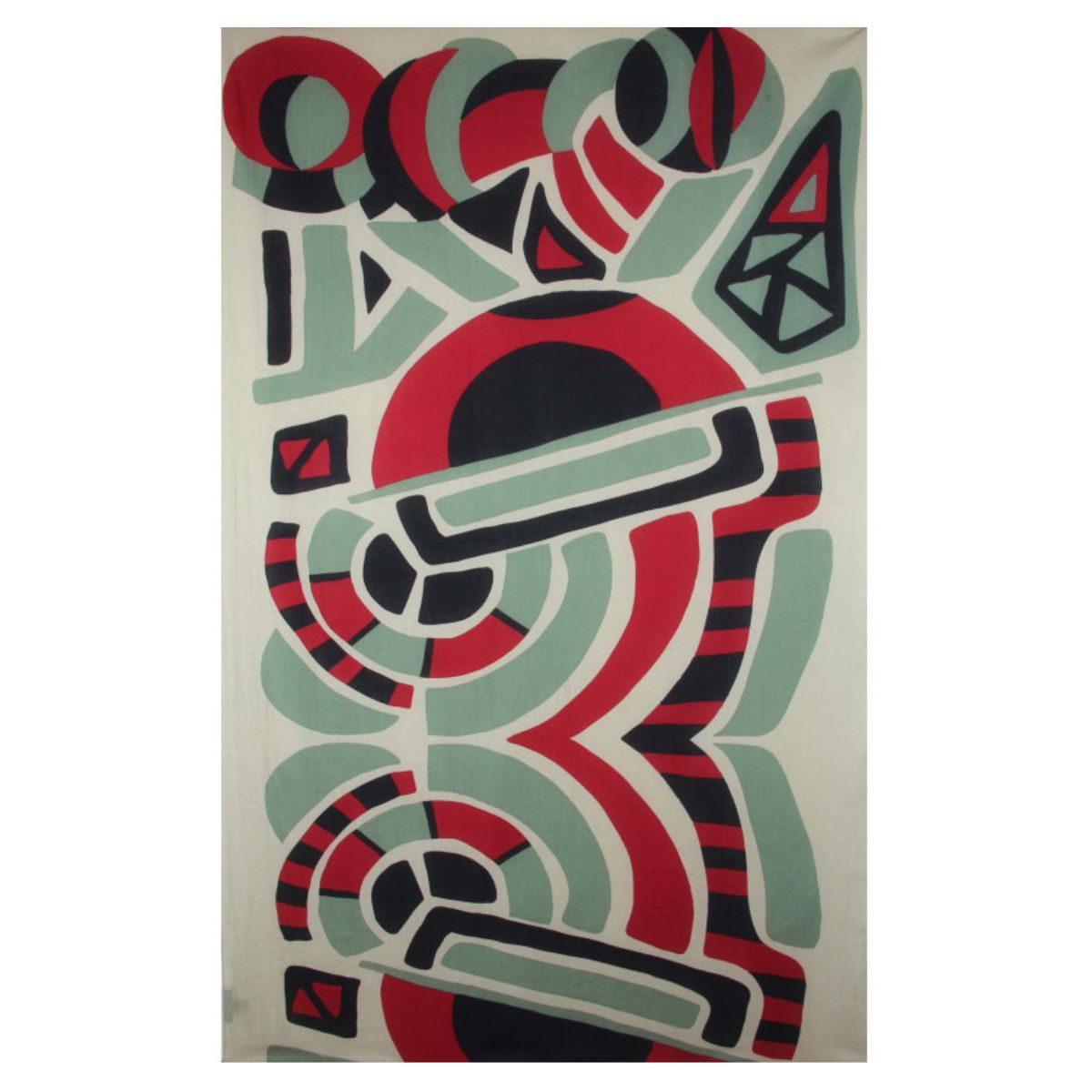 Szal z bawełny organicznej Cosmopolis Bordeaux