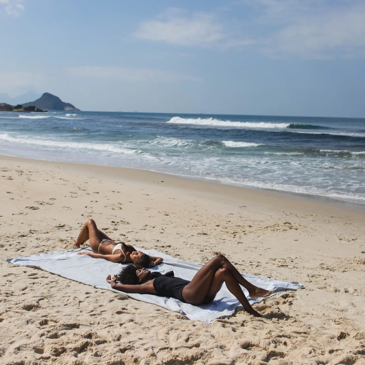 Ręcznik plażowy Fouta XXL Light Grey