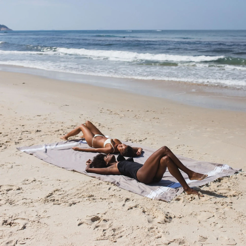 Ręcznik plażowy Fouta XXL Taupe