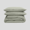 Komplet pościeli lniano-bawełnianej Moldura Sage