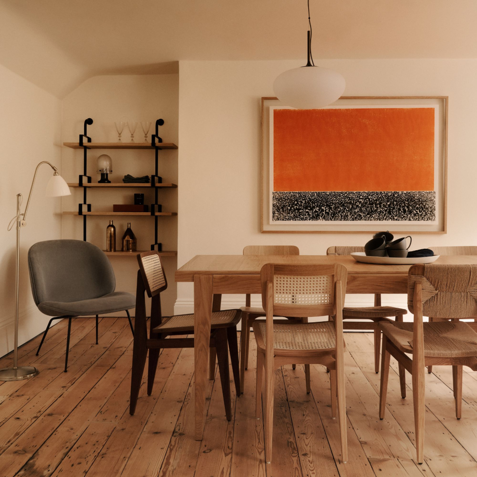 Krzesło C-Chair French Cane GUBI