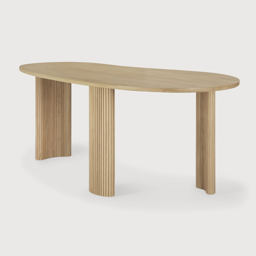 Biurko Boomerang dębowe 200cm