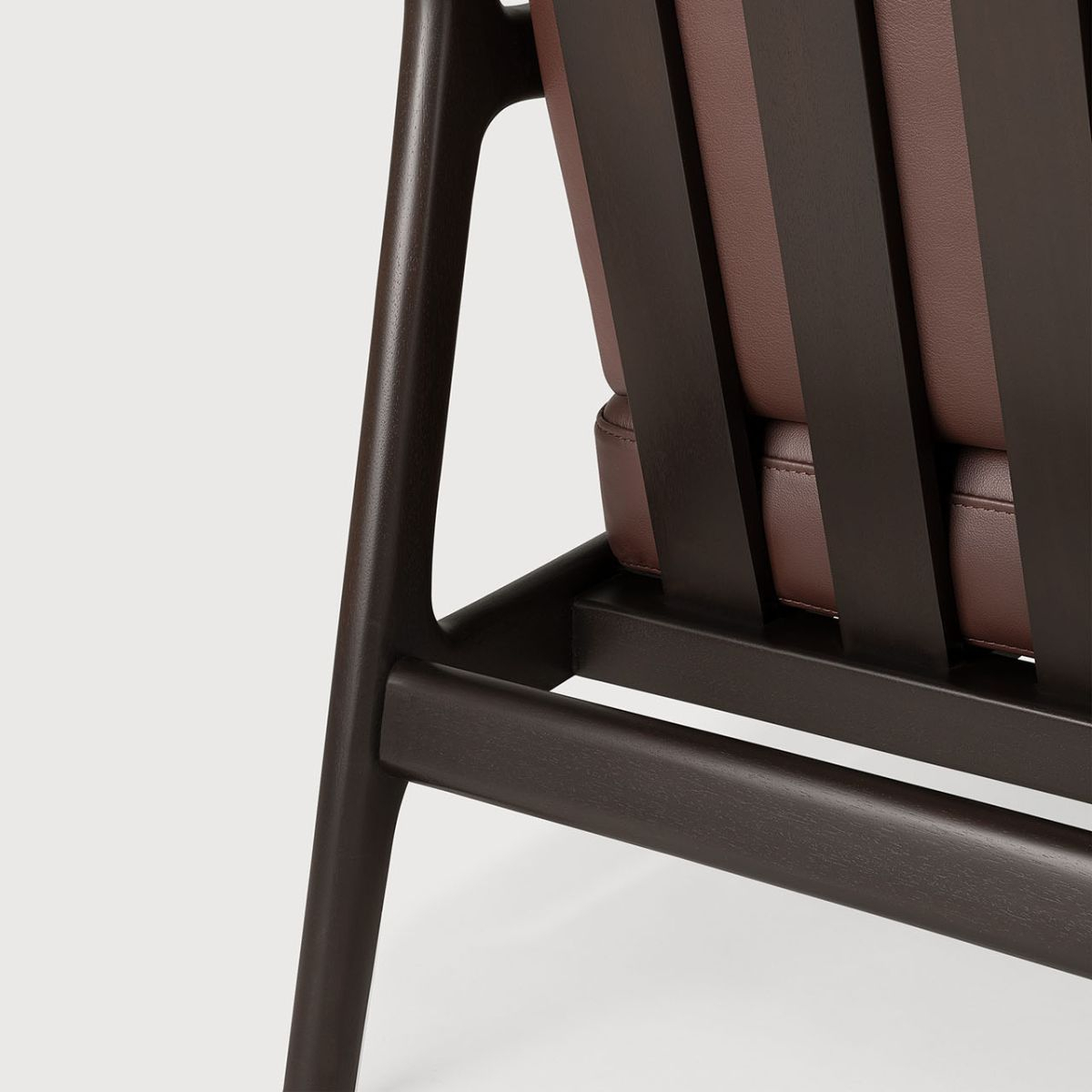 Fotel mahoniowy Jack skórzany Burgundy Leather