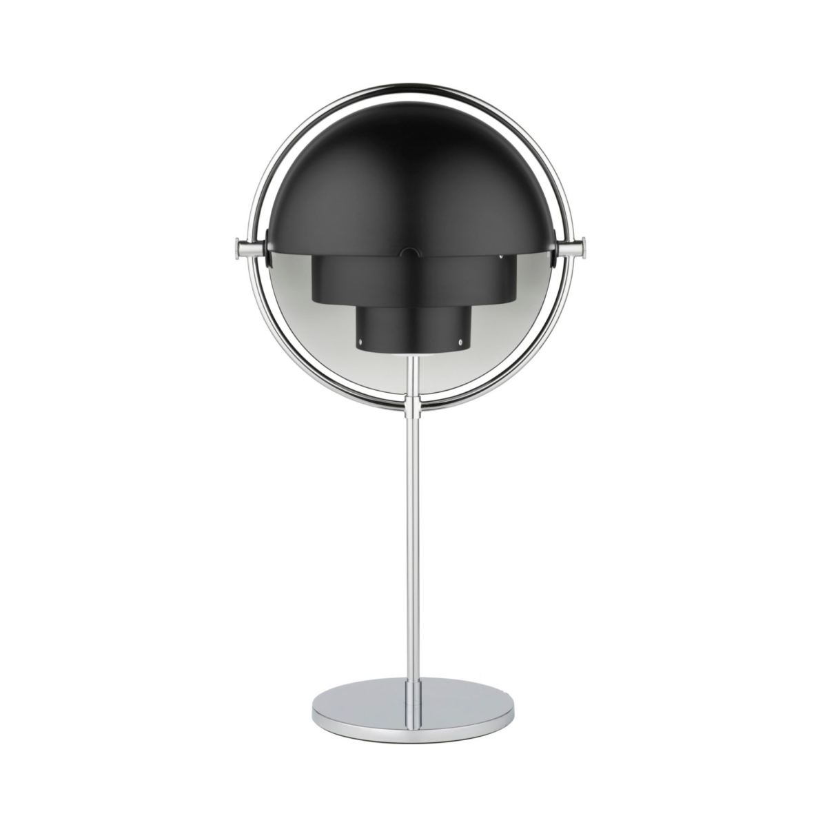 Lampa stołowa Multi-Lite Chrome Base Black Gubi