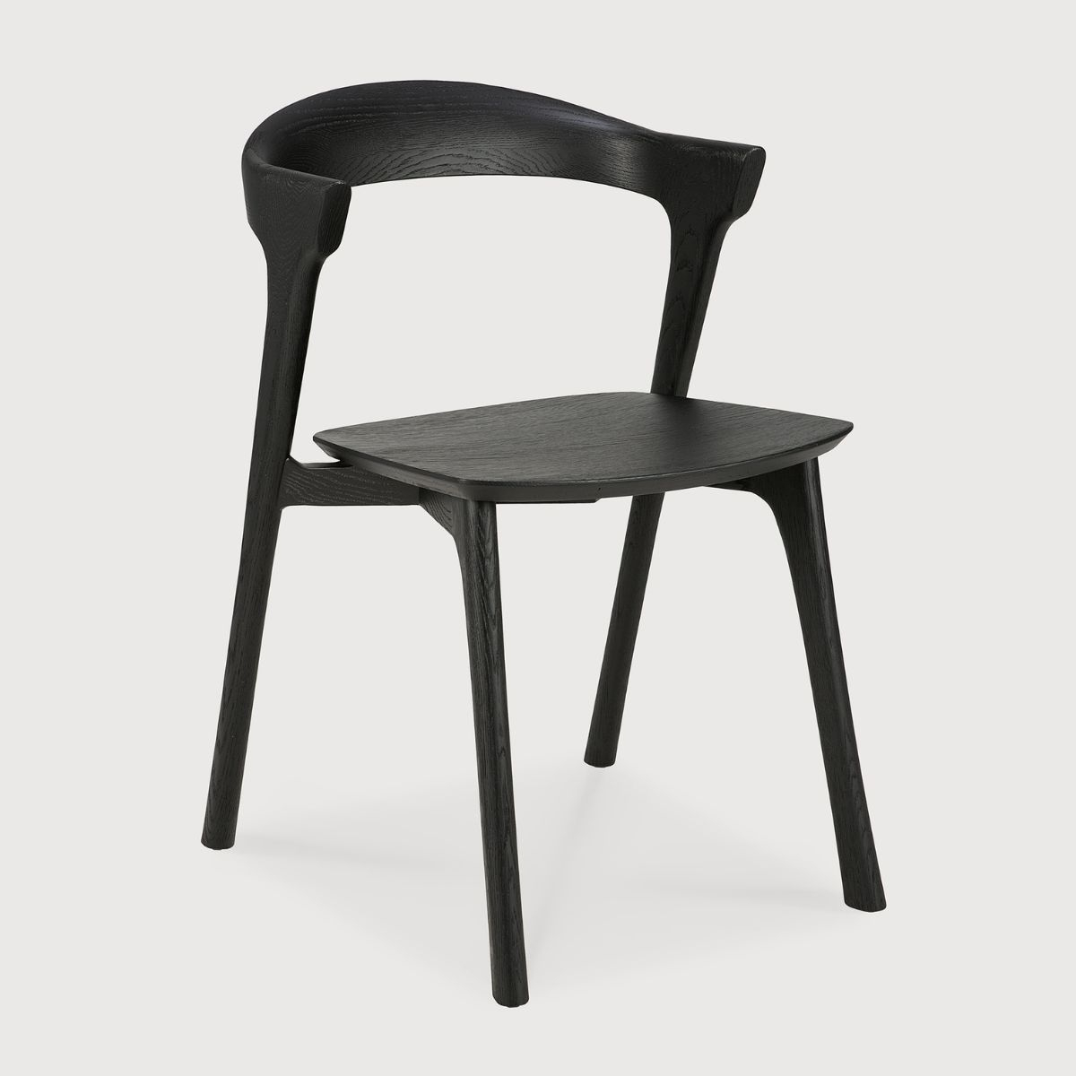 Krzesło Bok dębowe czarne