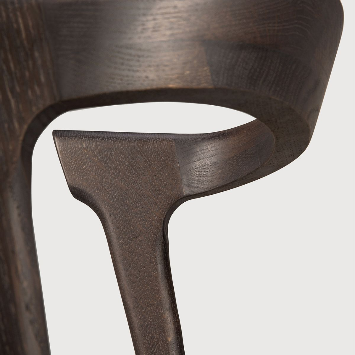 Krzesło Bok dębowe brązowe