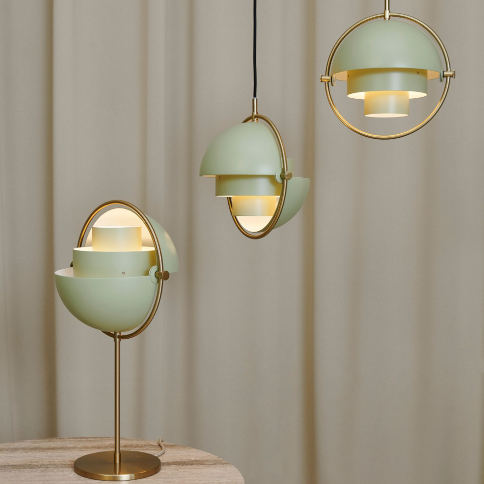 Lampa stołowa Multi-Lite Brass Base Desert Gubi