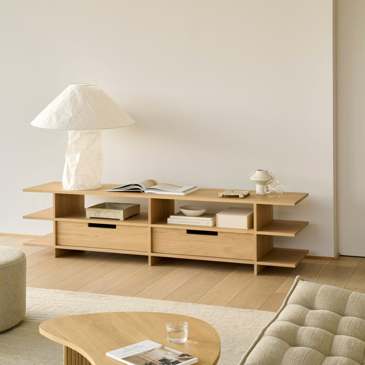 Szafka pod TV Kabuki dębowa