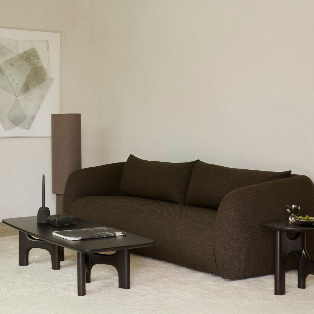 Sofa trzyosobowa Figure Chocolate