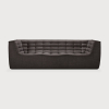 Sofa trzyosobowa N701 Dark Grey