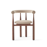 Krzesło tapicerowane Bukowski Orzech