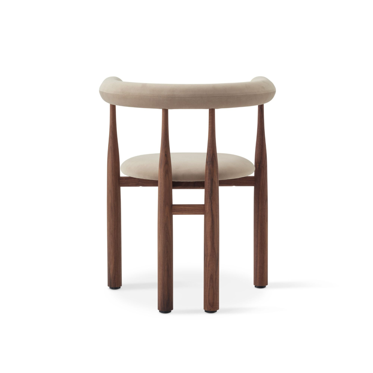 Krzesło tapicerowane Bukowski Orzech