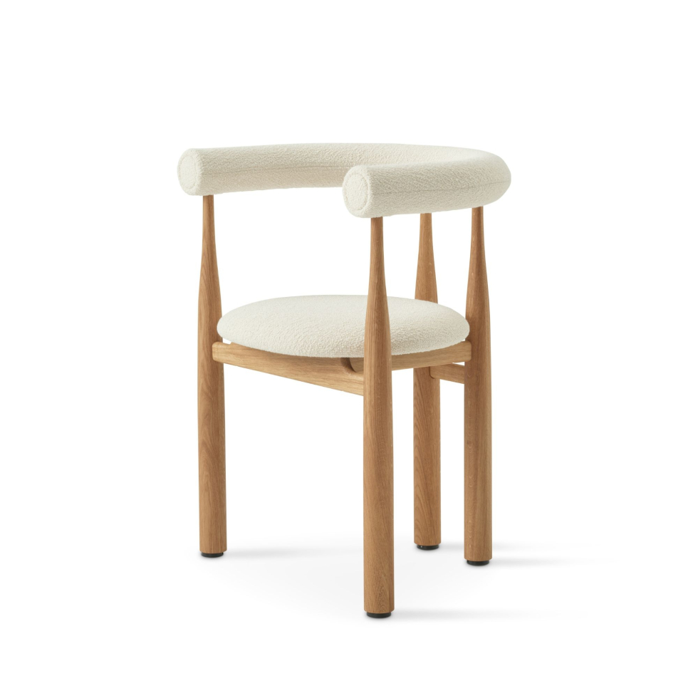 Krzesło tapicerowane Bukowski Dąb