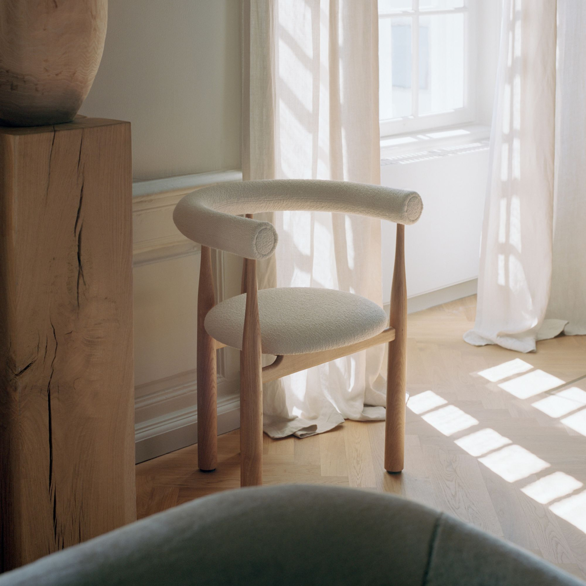 Krzesło tapicerowane Bukowski Dąb