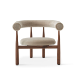 Fotel tapicerowany Bukowski Orzech