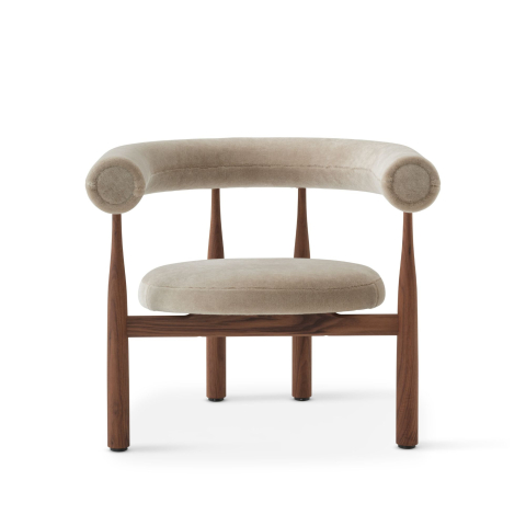 Fotel tapicerowany Bukowski Orzech