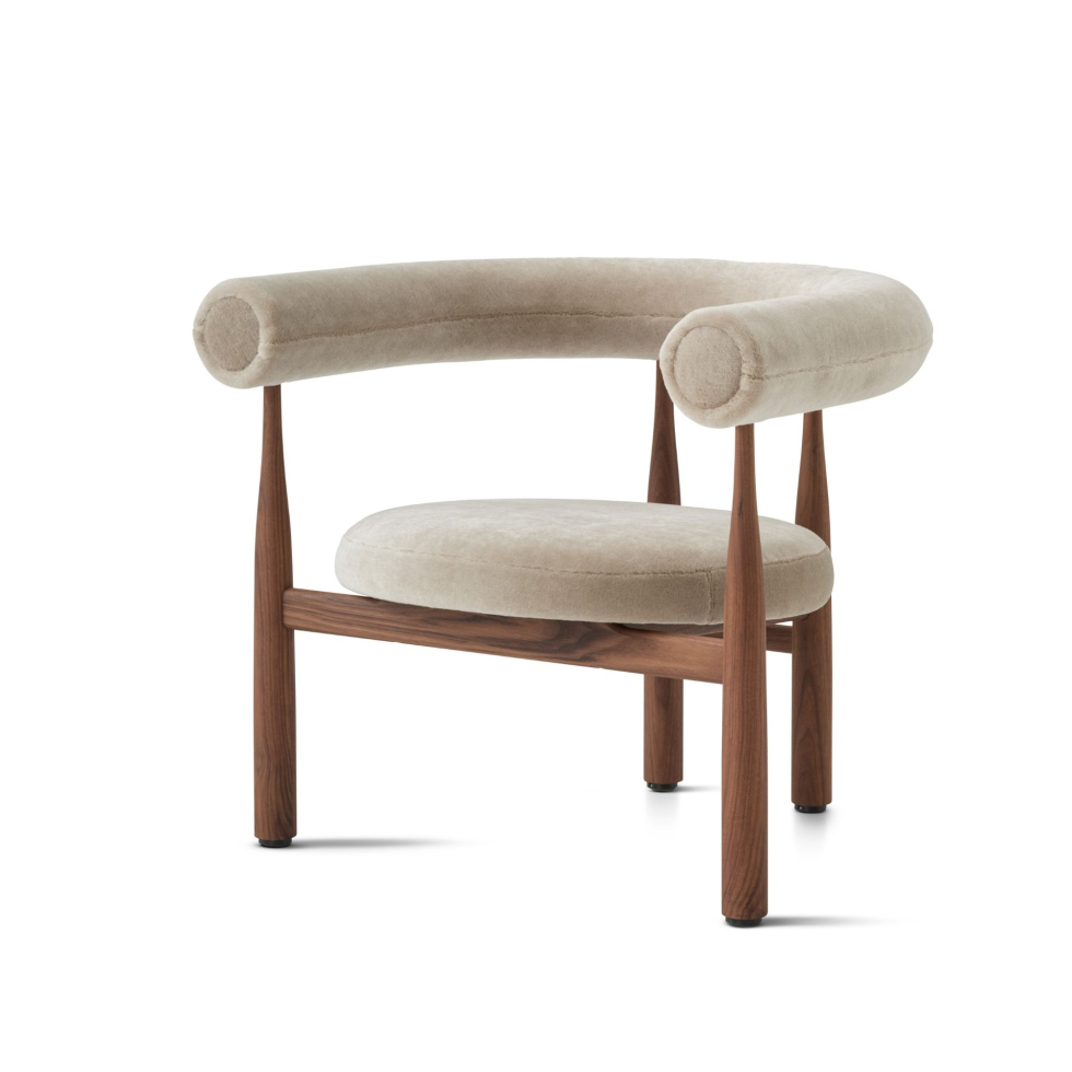 Fotel tapicerowany Bukowski Orzech