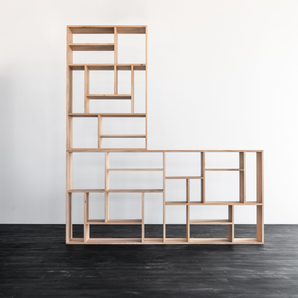 Regał dębowy M 90 cm