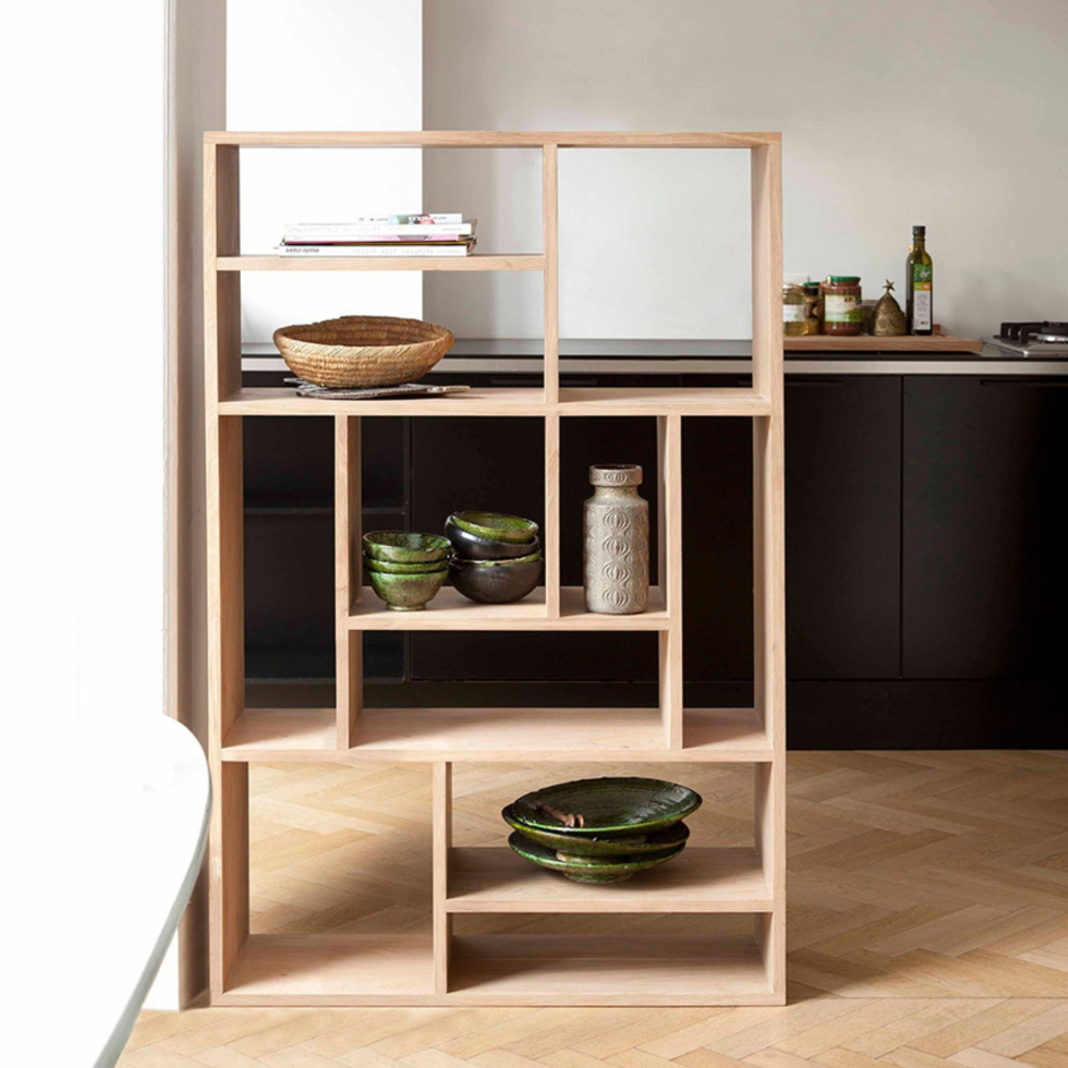 Regał dębowy M 90 cm