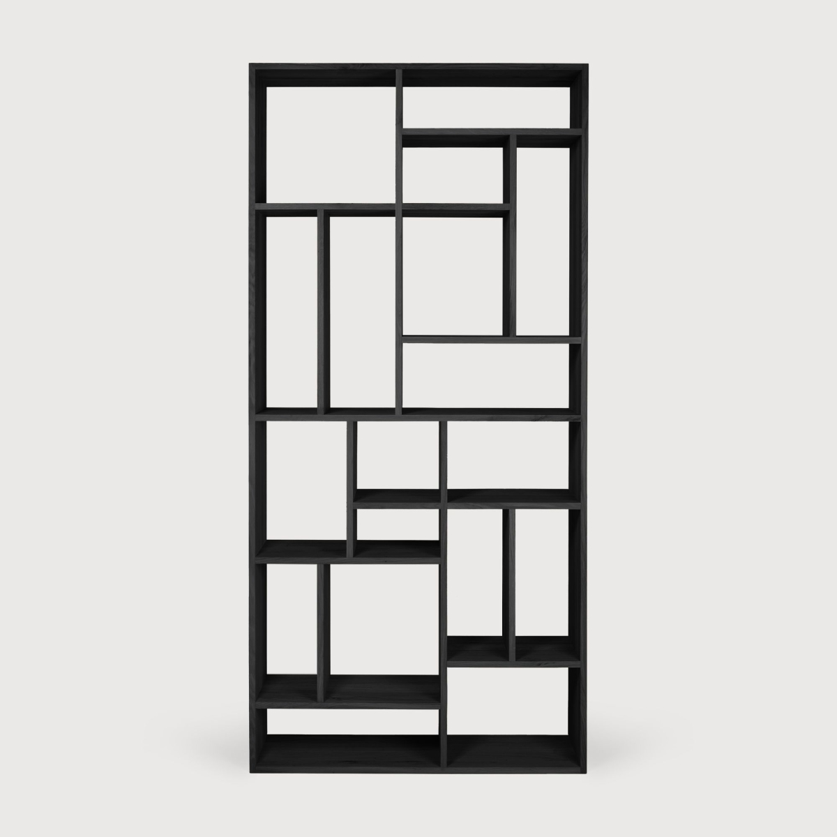 Regał dębowy czarny M 104 cm