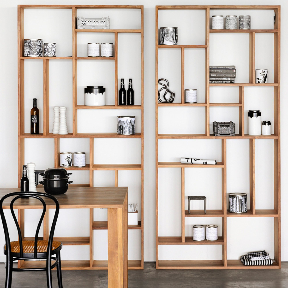 Regał tekowy M 104 cm