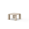 Stolik kawowy Atlas 60x60cm Unfilled Travertine
