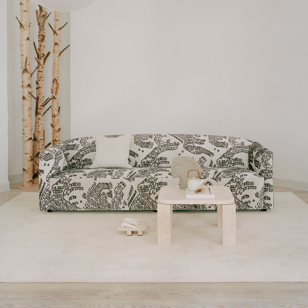 Stolik kawowy Atlas 60x60cm Unfilled Travertine