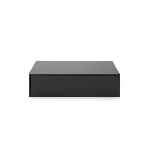 Stolik kawowy wysoki z szufladą Mass Czarny Dąb