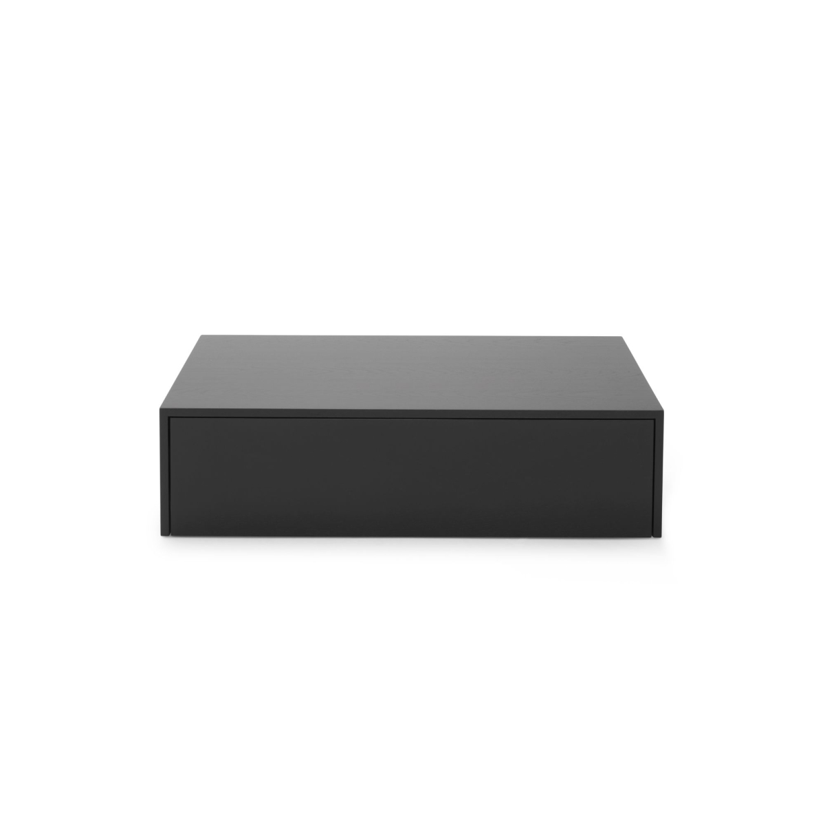 Stolik kawowy wysoki z szufladą Mass Czarny Dąb