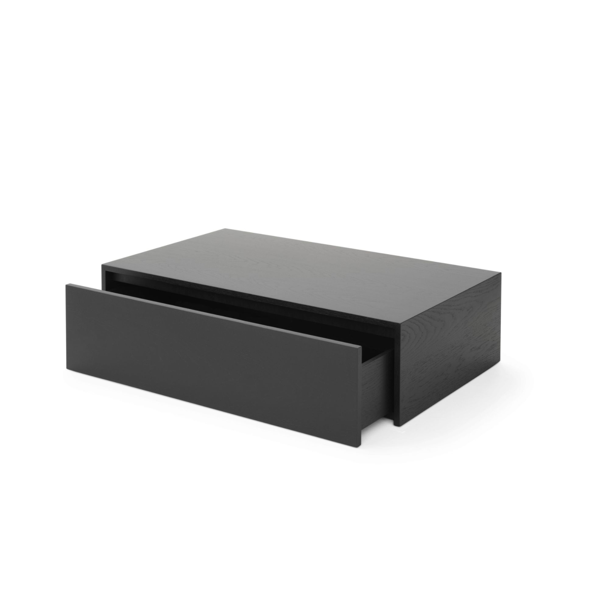 Stolik kawowy wysoki z szufladą Mass Czarny Dąb