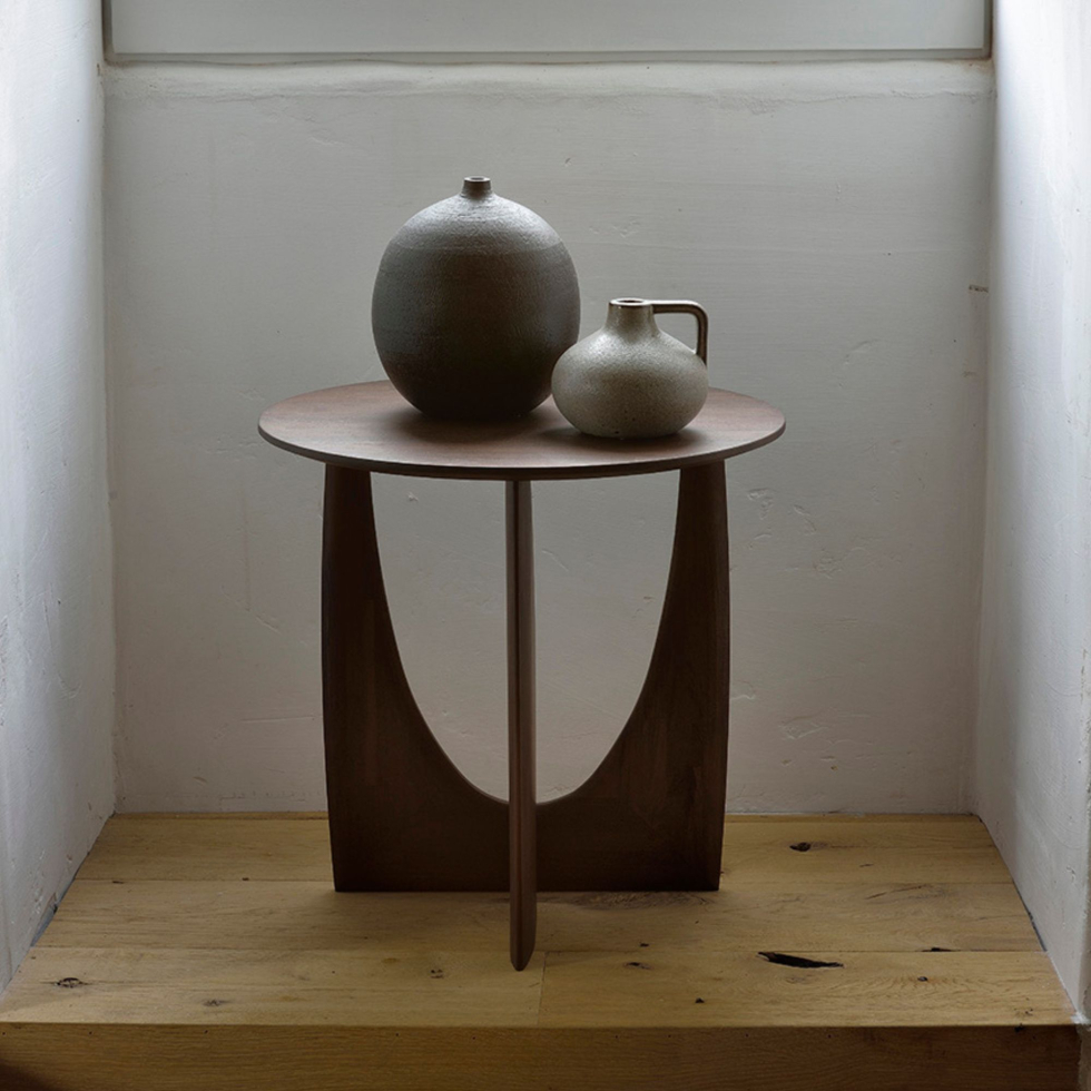 Stolik tekowy Geometric