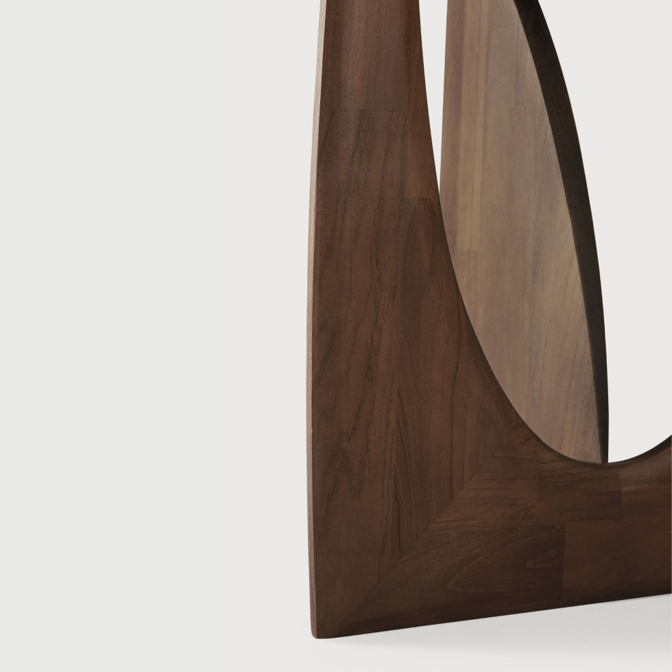 Stolik tekowy Geometric