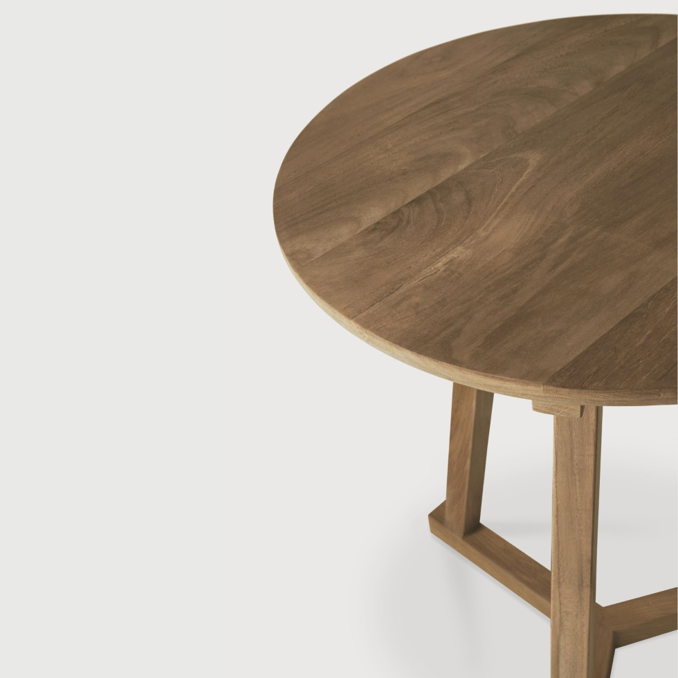 Stolik tekowy Tripod