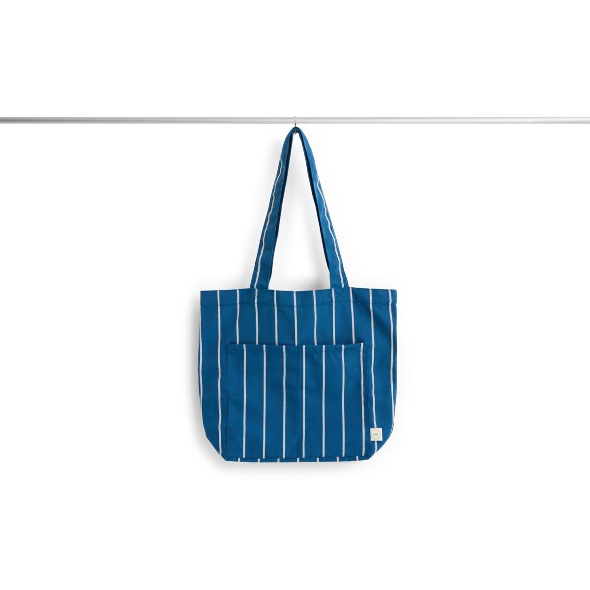 Torba Outdoor Market Tote Bag Medium Blue with beige stripe
